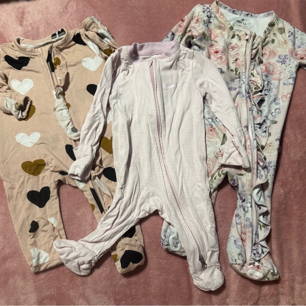 Adorable Kids Pajamas Set - Pink, Cream, and Floral